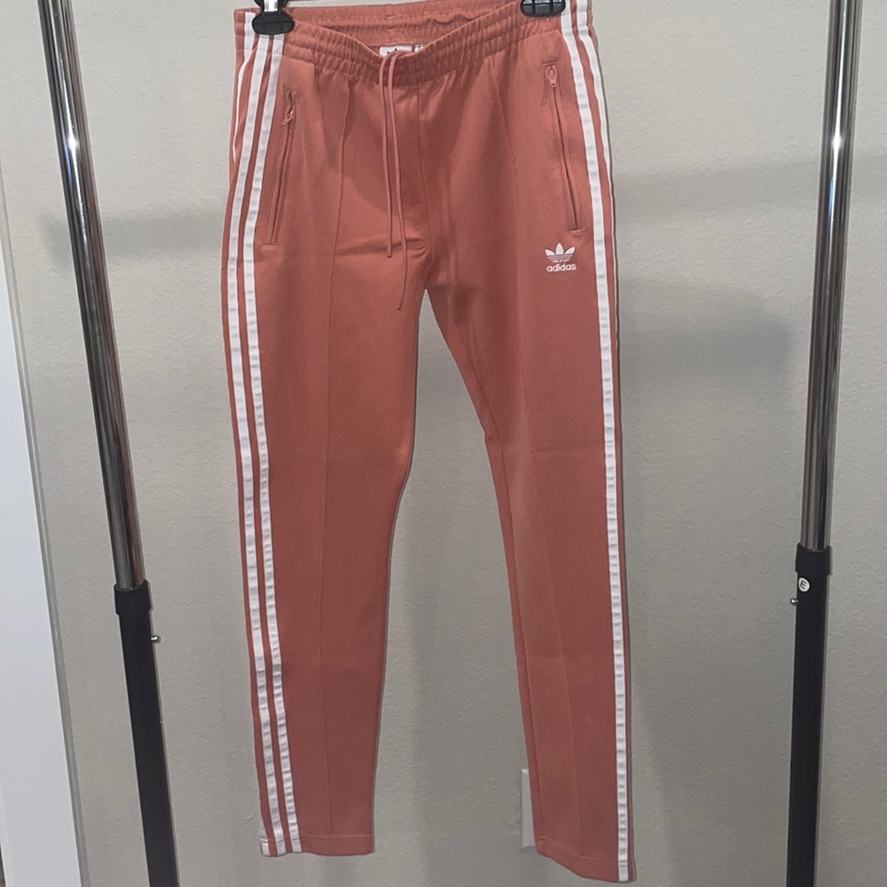 NWOT Adidas Pants Size S (10 UK) Color Salmon Pink